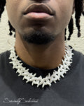 White Acrylic Thorn Chain
