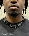 Black Acrylic Thorn Chain